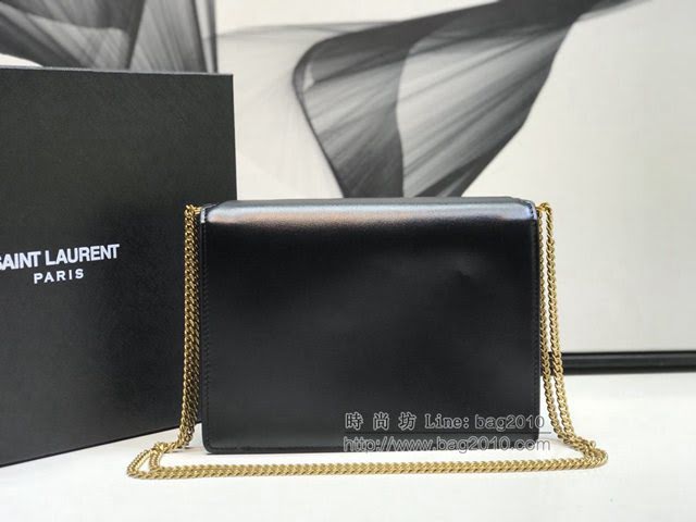 YSL爆款女士包包 聖羅蘭經典款CASSANDRA絨面革牛皮鏈條包 YSL肩背斜挎包 532750  jjh1056